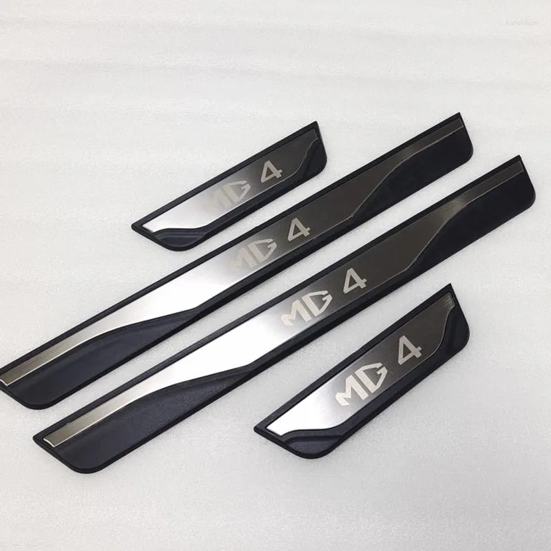 ABS Stainless Steel Door Sill Pedal Scuff Plate For MG MG4 2023 Car ...
