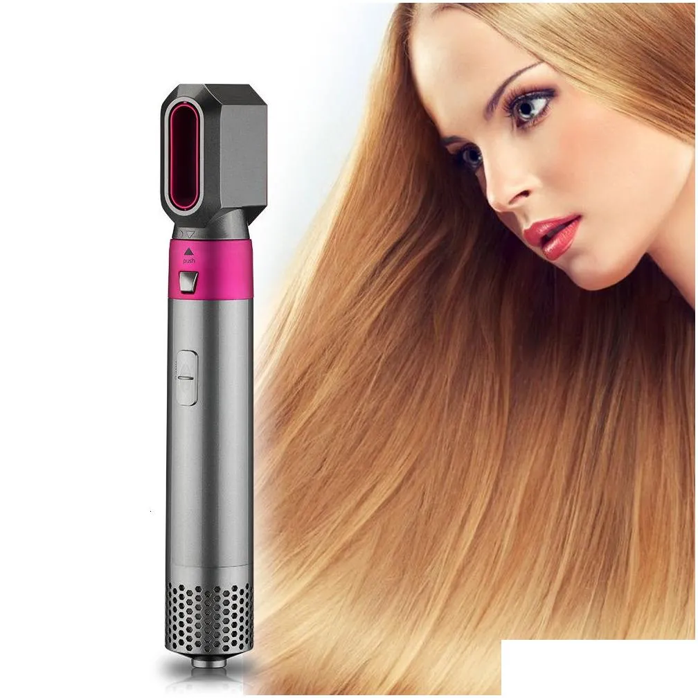 Curling Irons 7 In 1 One Step Hair Dryer Volumizer Rotating dryer Curler Comb Brush Dryers For Styling Tool 221012