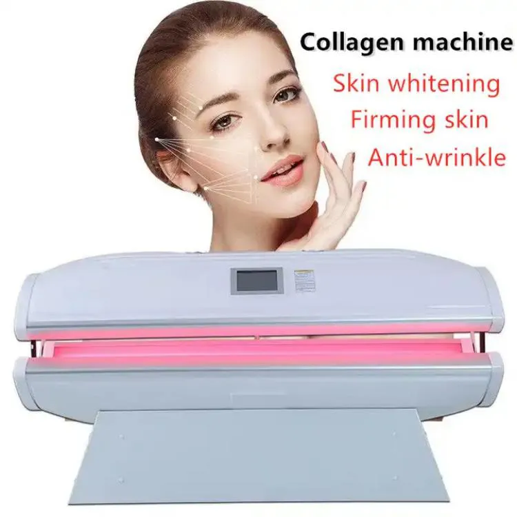 Nieuwste professionele collageen bed afslankcapsule Dome rood licht PDT-golflengten Infrarood led-licht Bed Led rood lichttherapie capsules