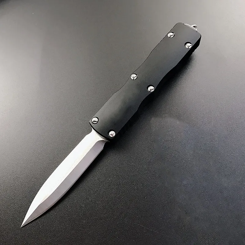 MT MICO Coltello automatico a doppia azione esterni Lama D2 6061-T6 Manico in alluminio CNC Coltelli tattici da caccia da campeggio EDC