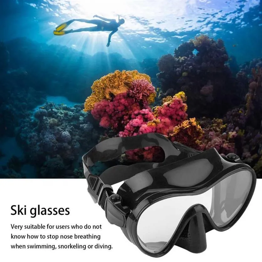 Стильные очки, силиконовые противотуманные очки для подводного плавания, безрамное подводное спасательное оборудование для плавания # W, маски для дайвинга 289D