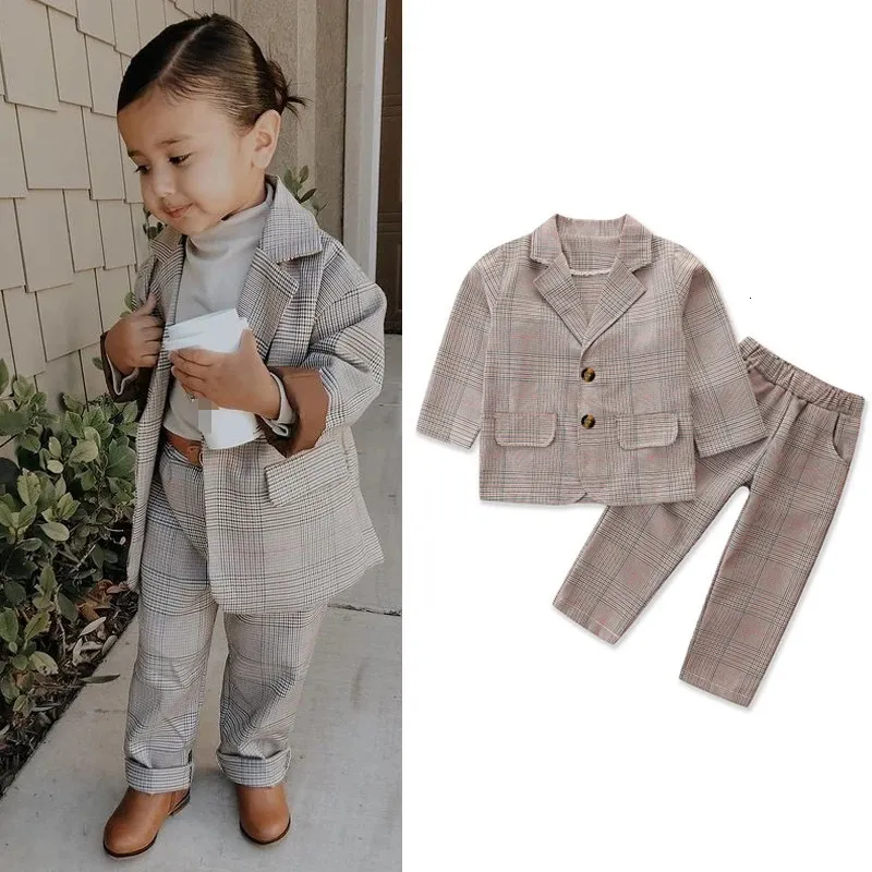 Kids plaid blazer new arrivals