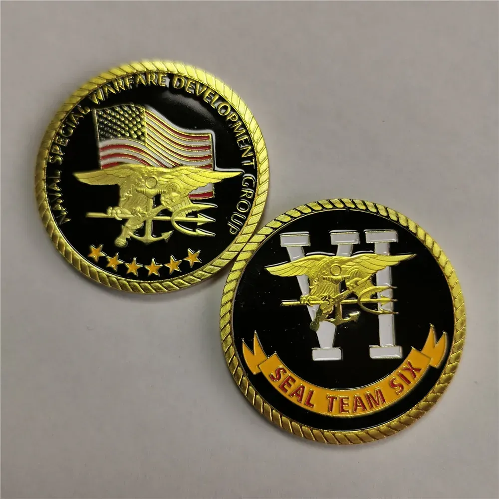 最終価格US NAVYチャレンジコイン チャレンジコイン 米海軍省 紋章 GOATLOCKER 記念メダル