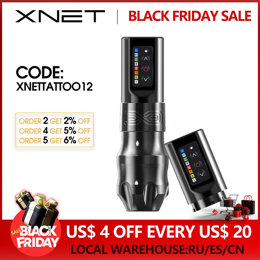 その他 XNET EXO tattoo machine ful set XNET EXO Professional Wireless Tattoo Machine Rotaty Pen