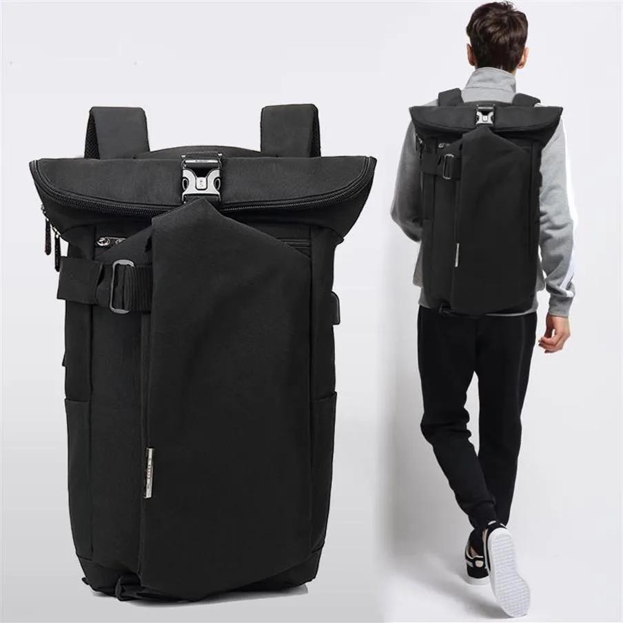 BAIBU 2018 Mochilas Masculinas Moda Computador Portátil Bolsas Escolares Nova Viagem Casual À Prova D 'Água Sacos de Carregamento USB Mochilas Men227D