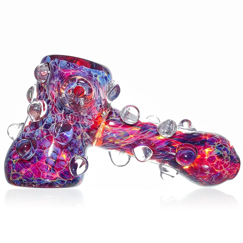 Rauchglasrohr geblasenes Glas Hammerrohre innen Out Glas Handrohr Fantastische Löffel Rohre Glas Galaxy Schüssel Rohr Handy Glas Rauchrohre Kopfige Hammerrohr