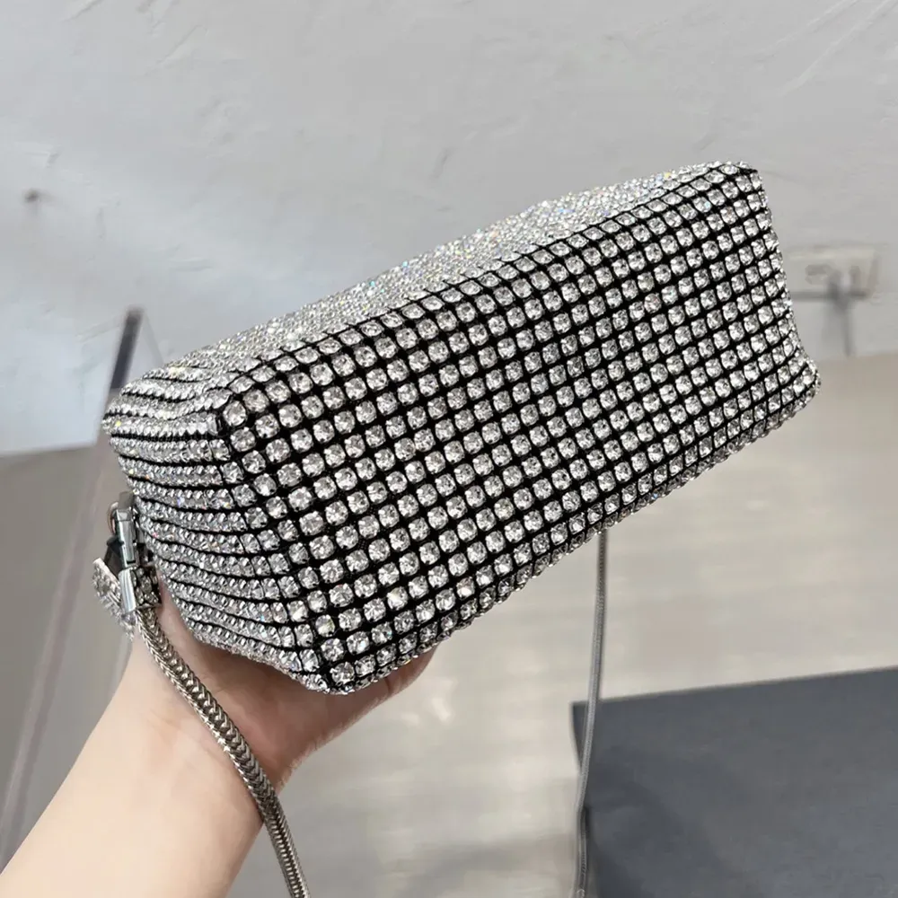 Designer Bag Luxury Handbags Women Diamond Handbag Shoulder Cross Body Shiny Rhinestone Purse Ladies