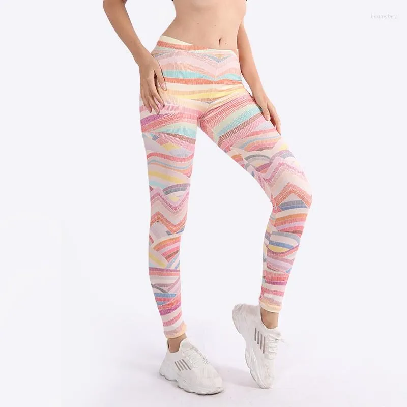 Leggings voor dames verkopen nylon stretch outdoor fitness sport fashion foot broek street dames slijtage zweetbroeken