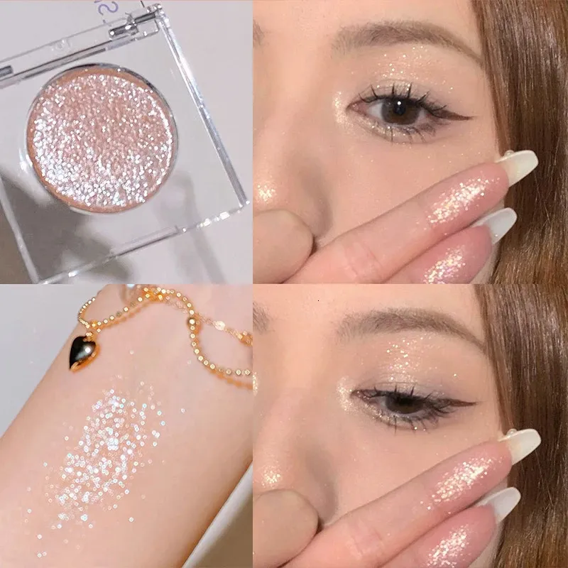 Eye Shadow Gorgeous Glitter Eyeshadow Earth Tones Long Lasting Waterproof Pearlescent Shimmer Makeup Cosmetics 231129