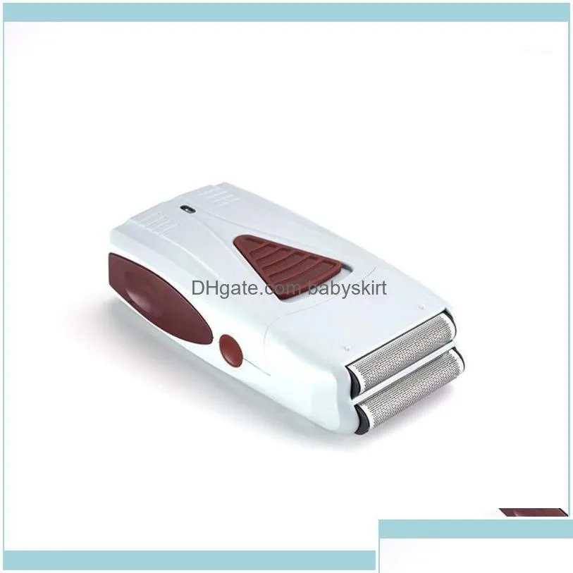 Elektrorasierer Elektrorasierer für Männer Rasierapparate Rasieren Haarentfernung Gesundheit Beautybald-Headed Hine Cordless Twin Blade Reciprocating D Dhrnh