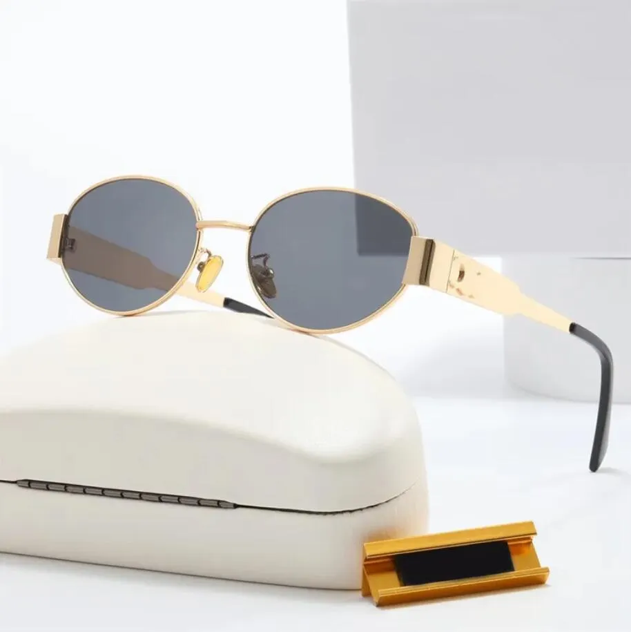 Дизайнерские солнцезащитные очки для женщин, роскошные мужские солнцезащитные очки в овальной металлической оправе, люнет с леопардовым принтом, поляризационные солнцезащитные очки золотого и серебряного цвета, пляжные солнцезащитные очки