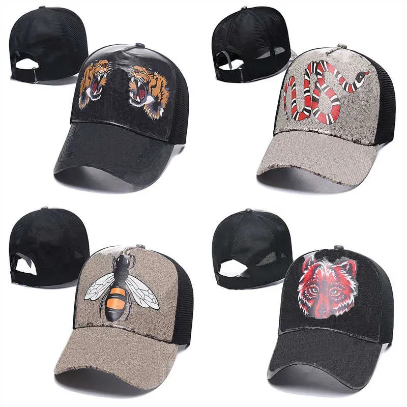 Designer mens baseball logo logo g kobiety marka tygrys głowa kapelusze hats pszczoła snakeembroided bone mężczyźni kobiety casquette hat gorras sport sportowy motywy zwierząt.