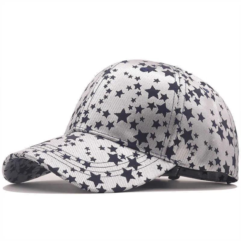 Bollmössor Spring och Summer Men Baseball Cap Small Five Star Printing Caps Bomull Mångsidig Sunshade Casual Men and Women Hat Cap för Boy G230201GCR8