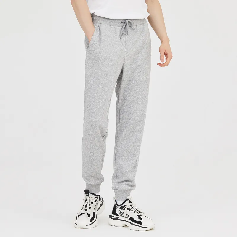 Herrbyxor meterbonwe sweatpants män fjäderfall casual mode beam fötter jogging manlig brev tryck märke byxor kläder 230131