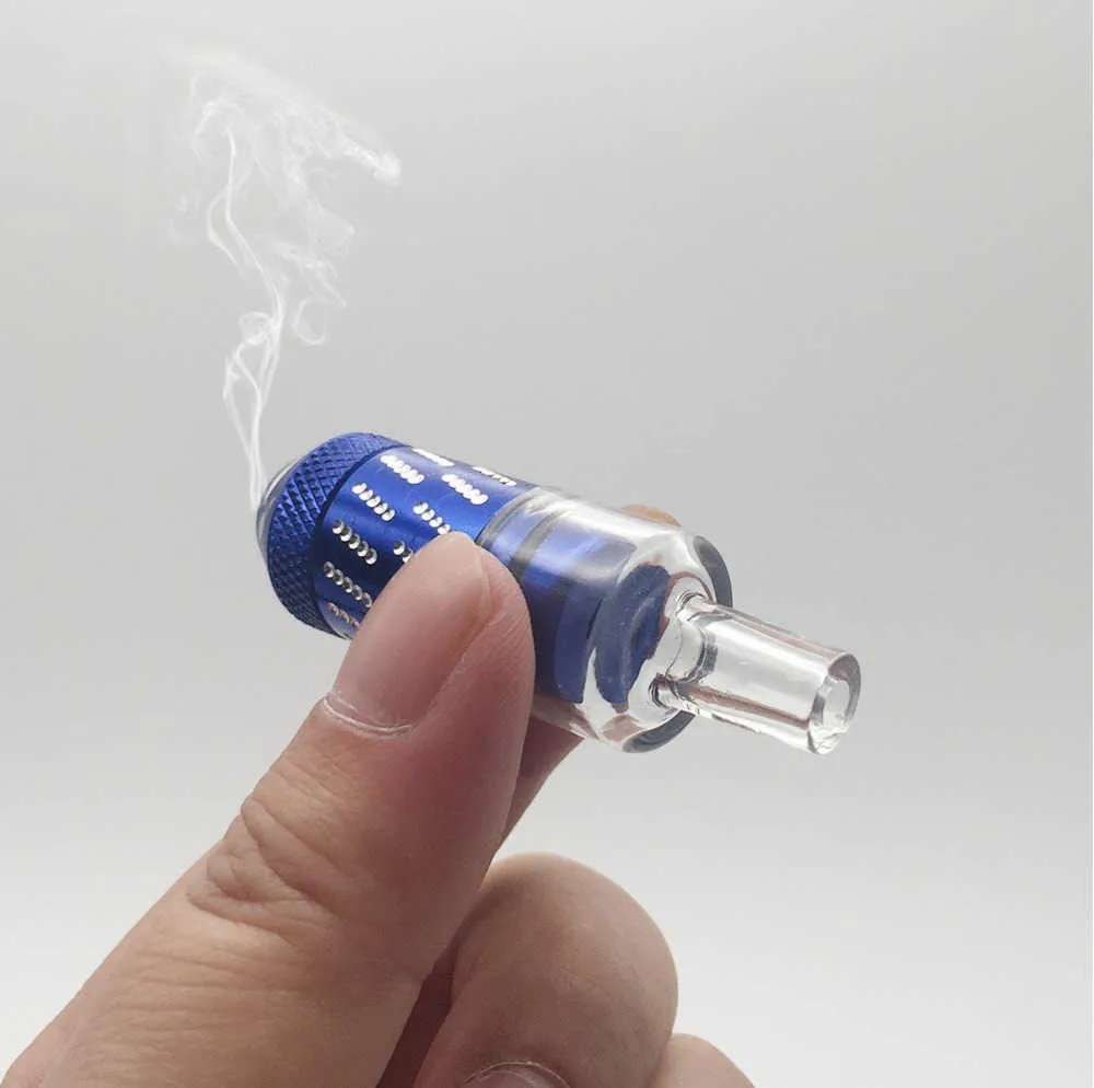 卸売メンタルパイプ2スタイルタバコパイプタバコドライハーブ用の喫煙セットセットの喫煙が簡単なマルチカラー