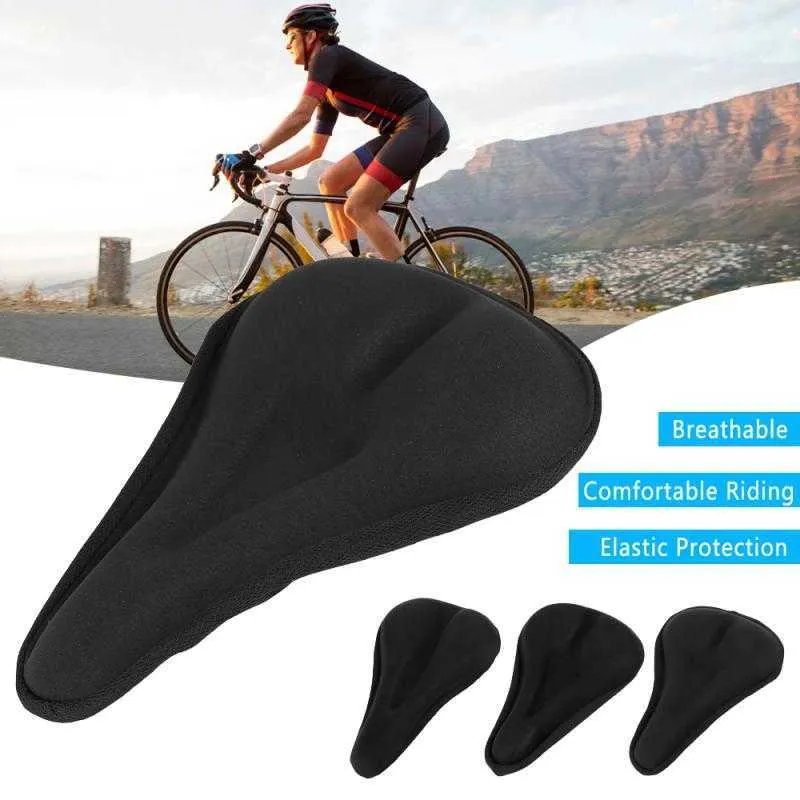 S COUVERTURE SOFD 3D Breoutable Couvure de siège en mousse confortable selle de cyclisme pour les accessoires de vélo de vélo 0131