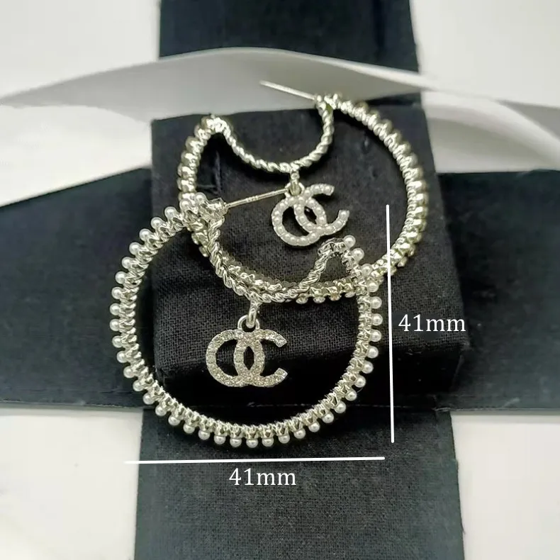 boucles d'oreilles diamant ysl boucle d'oreille designer or femmes vivian westwoods chromees coeur perles roses charme de luxe hommes cerceaux haute qualité canal bijoux cadeau de fête