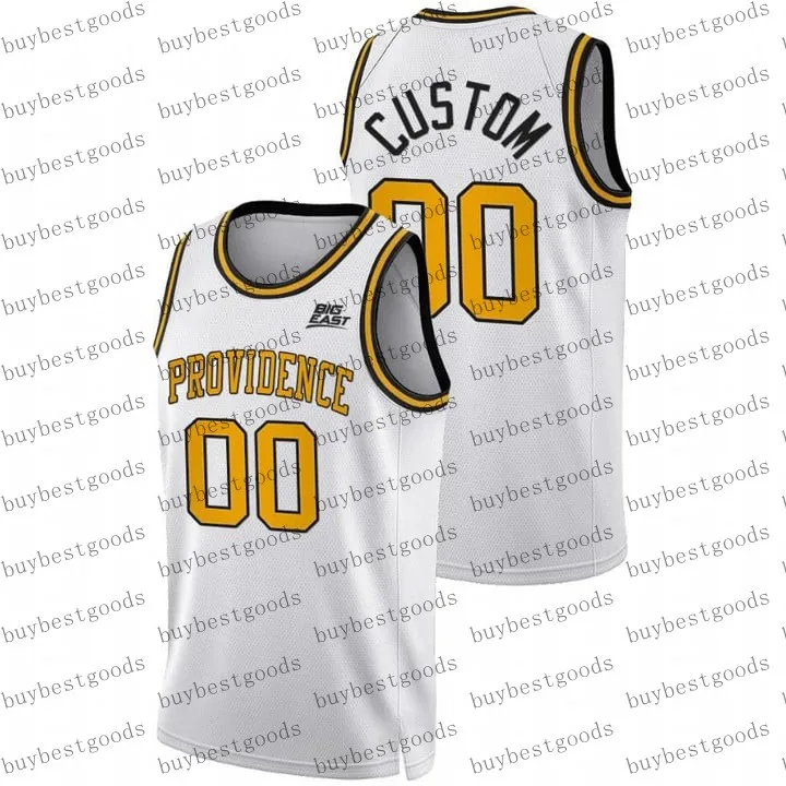 Jerseys Custom NCAA Providence Friars Jersey de basquete Nate Watson A.J.Reeves Brycen Goodine Alyn Raia Al Durham Noah Horchler Otis Thorpe Gomes