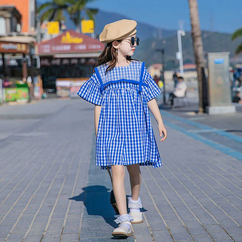 Ragazza fino a 14 anni Bambini adolescenti Vestiti freschi per ragazze Nuovi vestiti estivi per bambini Bottoni per abiti da principessa #6258