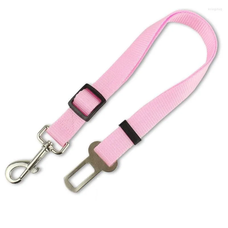 Colliers pour chiens, corde de Traction pour animaux de compagnie, ceinture de sécurité réglable pour voiture