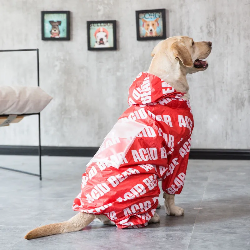 Supreme hotsell dog raincoat