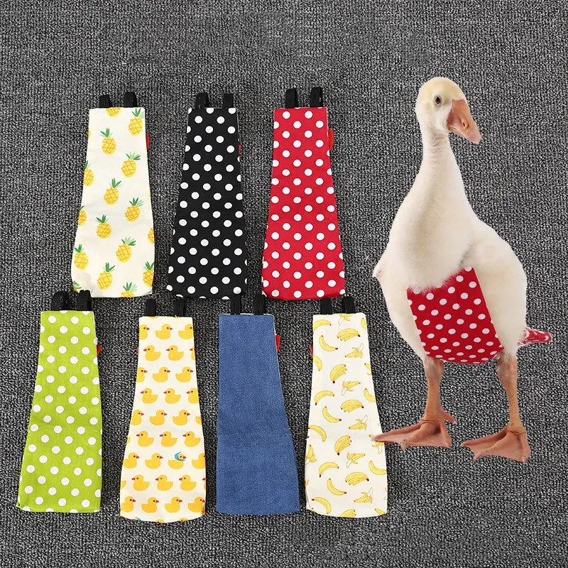 Outros pássaros suprimentos de pato roupas de pato cole pato fralda de frango papel fralda de ganso pato fralda de calça de pato suprimentos