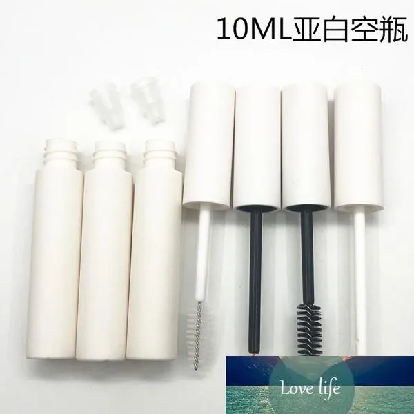 100pcs 10ml Empty Matte White Lip gloss Containers Cosmetic Frosted White Eyeliner Tube Makeup Mascara Bottle Lipgloss Tubes