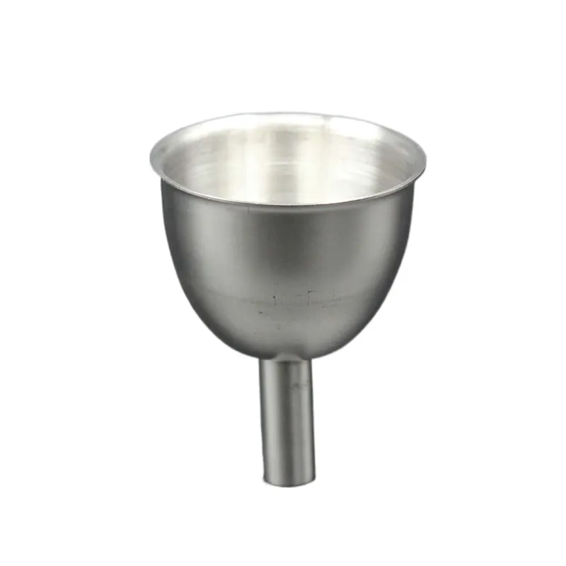 Imbuti grandi in acciaio inossidabile da 51x40 mm, utensile da cucina per fiaschette, imbuto universale