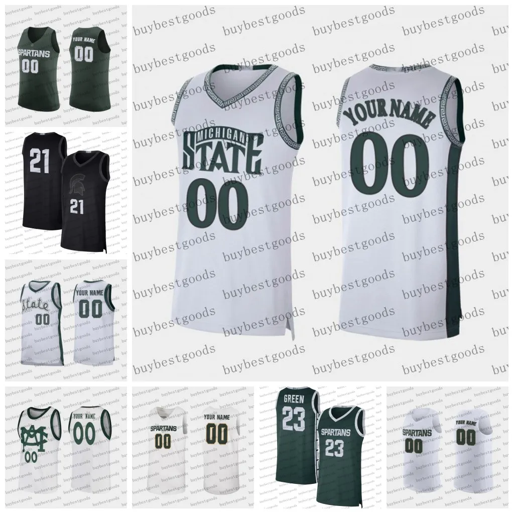 Michigan State Spartans Basketball Jersey Joey Hauser Mady Sissoko