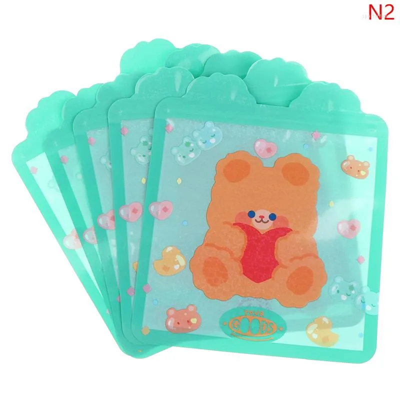 Geschenkomschakeling 5 -stcs Food Bag Bear Candy Cookie verpakkingszakken Bruiloft Verjaardag S Inpakbenodigdheden