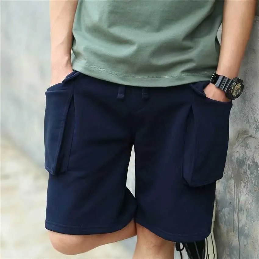 Męskie spodenki EWSFV Summer Nowy przybycie Mens Duże kieszenie Shorts Męskie sportowe sportowe luźne spodni ładunkowe Piąte spodnie Casual Spods G230131