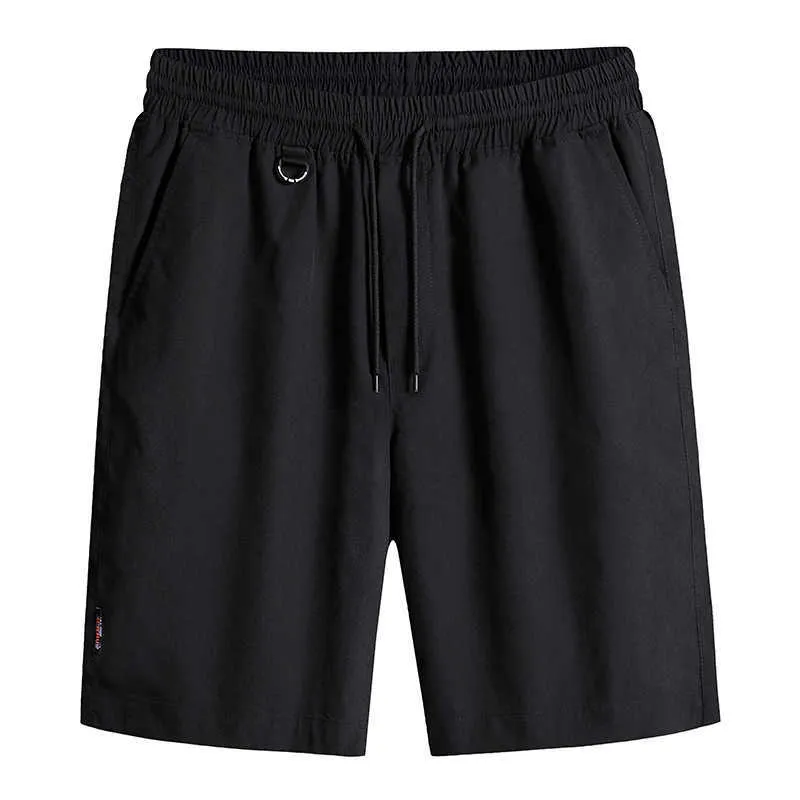 Mäns shorts solida män shorts sommar casual dragstring elastisk midja bandana shorts män kläder plus storlek xl xl strand shorts män fitness g230131