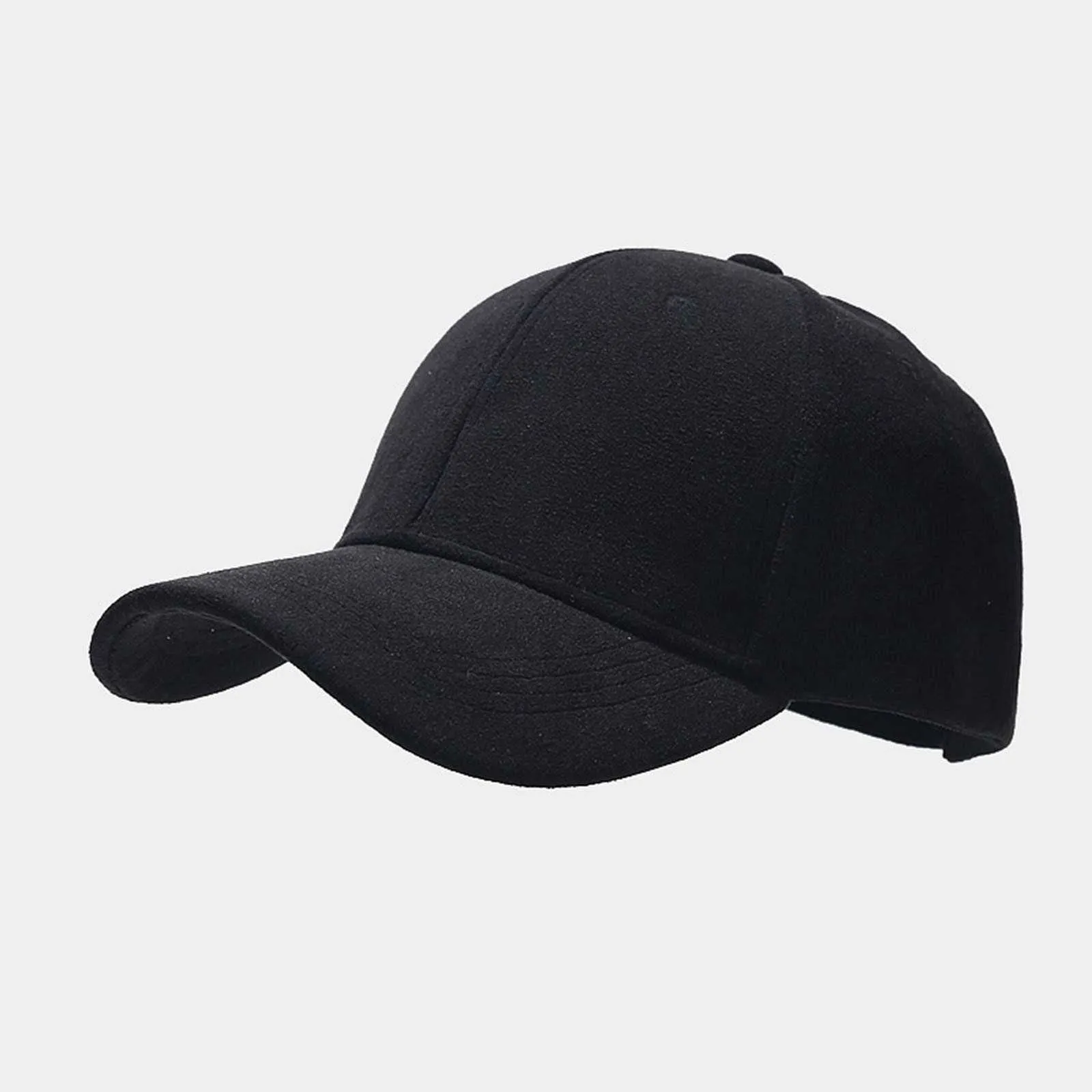 Adjustable Low Profile Plain Black Cap For Men And Women Classic