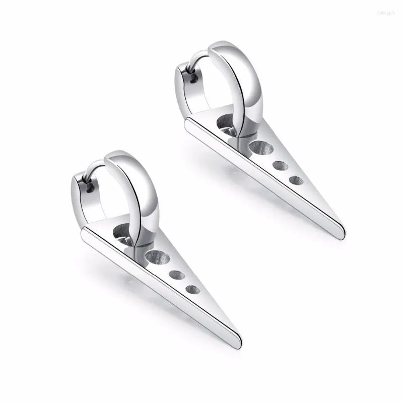 Boucles d'oreilles créoles DARHSEN marque Punk noir argent or couleur acier inoxydable unisexe femmes hommes hommes breloques bijoux de mode GE420