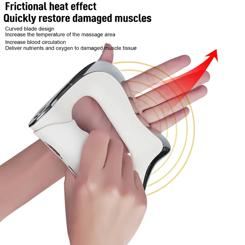 Sağlık Gadgets Mini Taşınabilir Elde Taşınabilir Hiper Bıçaklar Vibratör Şarj Edilebilir Mikro -Müzik Mikofasyal Masaj Kubbesi Şarj Cihazı Hiperbladı