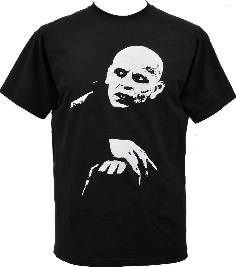 Heren t shirts heren zwart t-shirt nosferatu vampire klassieke hamer horror cult goth punk s-5xl printen