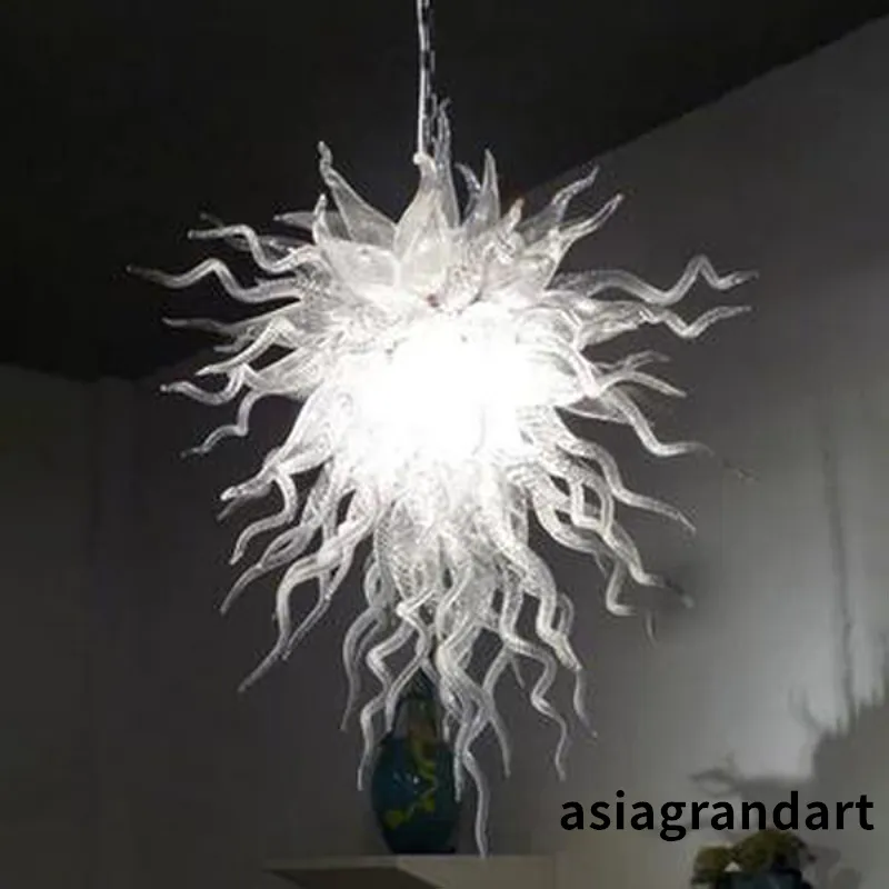 Włochy Design Współczesny biały żyrandol oświetlenie Osta Wymuch szklanego żyrandola American Art Murano w stylu szklany światło Light Flush Mount żyrandole LR804