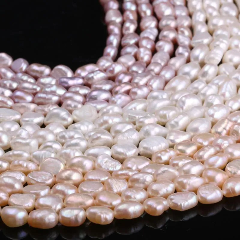 Beads Other 1PC White Pink Purple Potato Pearl Simple And Stylish Party Jewelry Gift Size 6-7mm