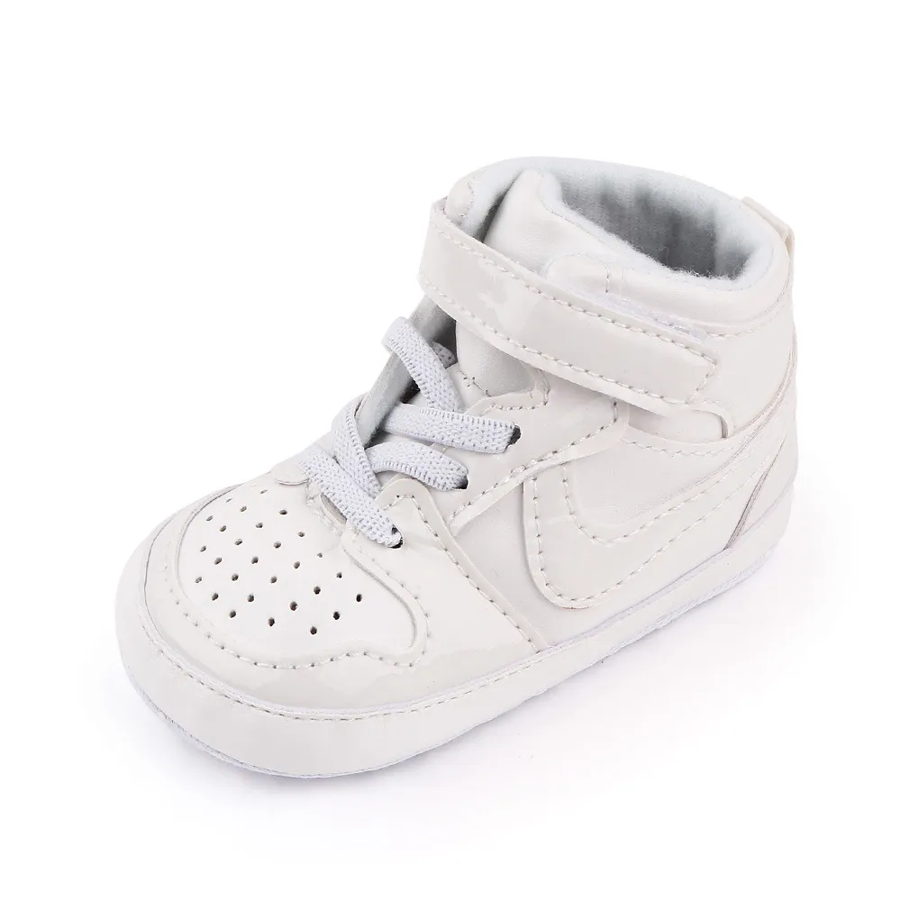 First Walkers Baby Girls Shoes Princess PU Läder Newborns Bow-knot Skor Spädbarn Spjälsäng Mjuka Sko Sneakers First Walkers Mockasiner