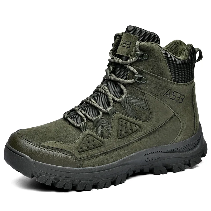 Stivali Uomo Tactical Army Arrampicata Scarpe da trekking Caviglia Outdoor s Deserto militare Impermeabile Sicurezza sul lavoro 230201