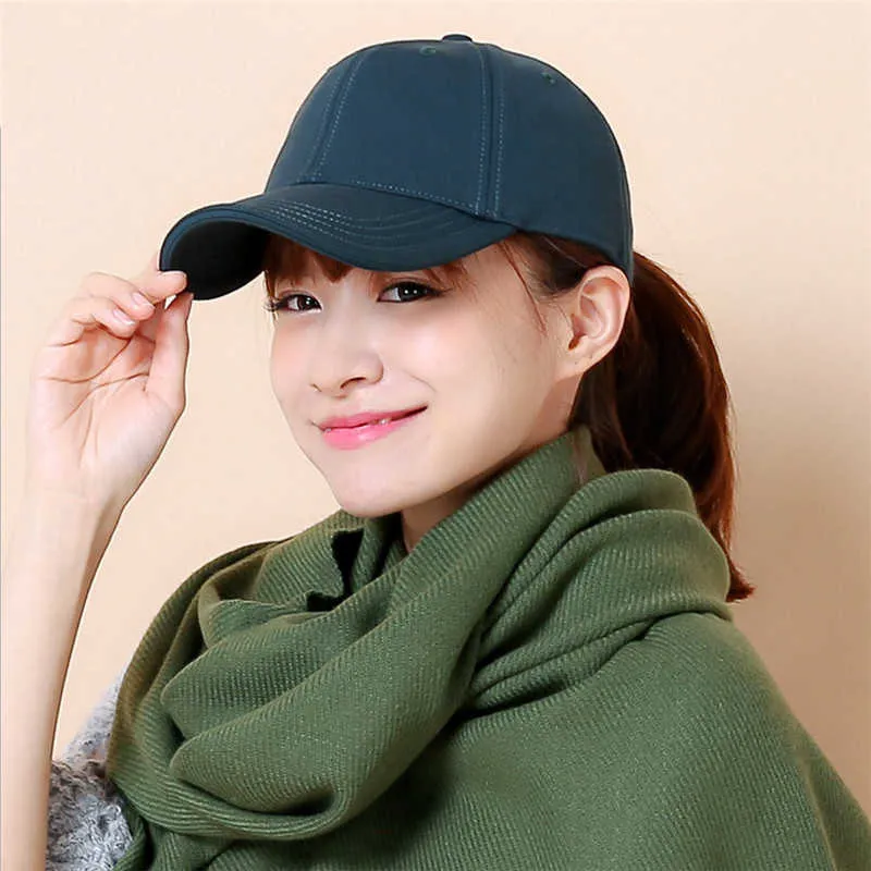 Ball Caps Fashion Woman Cotton Baseball Caps Outdoor Shading And Sun Protection Female Ladies Casual Adjustable Hip Hop Hats G230201