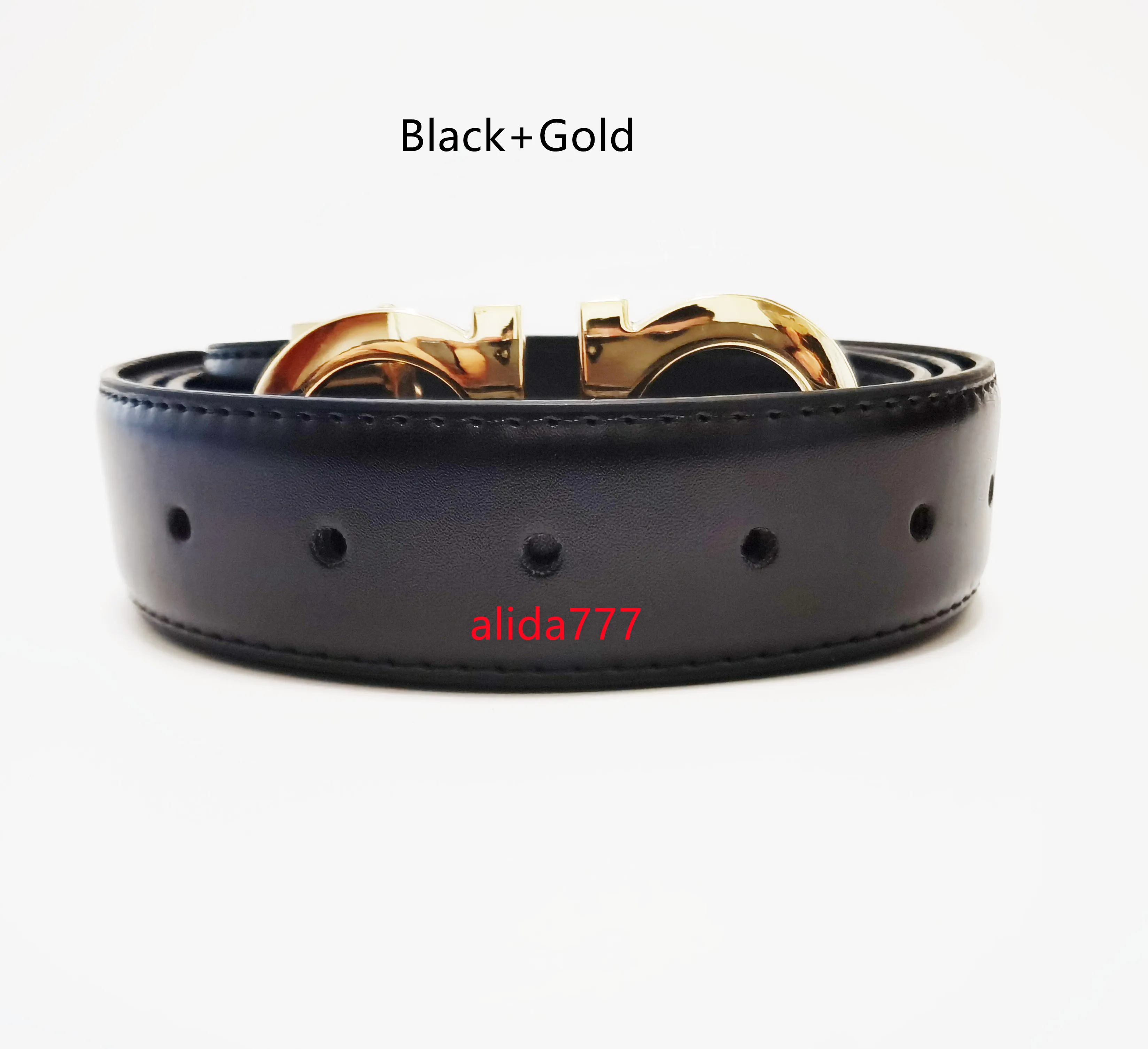 6 color 2022 M Luxury designer Belt G Buckle Fashion Genuine Leather Women Belts For men Letter Double Big gold classical 105-125cm