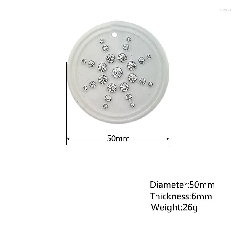Naszyjniki wiszące wysokiej jakości ceramiczna opieka zdrowotna Kwantowa energia energetyczna Naszyjnik ochrony z instrukcjami wisiorami