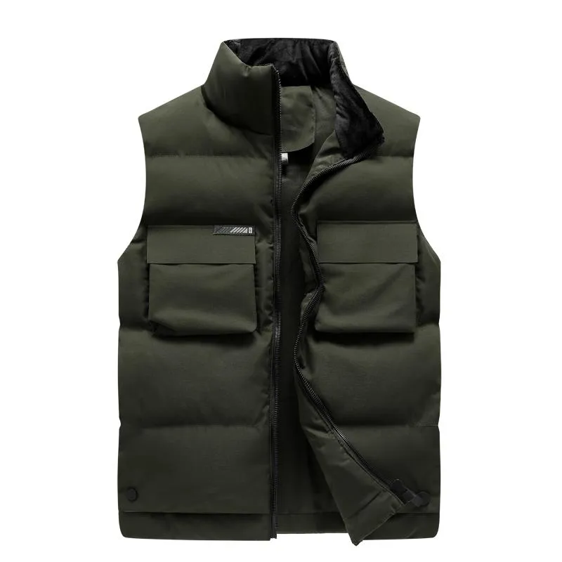 Herenvesten hoogwaardige herfst- en wintervest jas mouwloos warm groot formaat m-8xl winddicht paar mannen chalecomen's