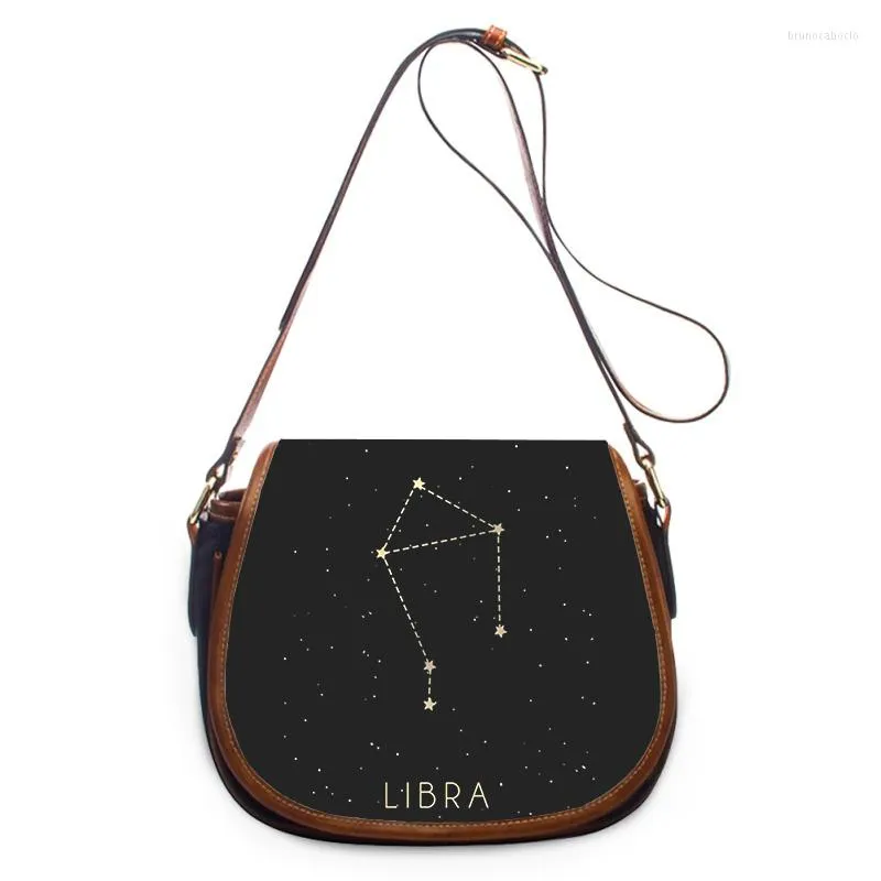 Evening Bags 12 Constellations Fashion Art Print Women Crossbody Bag Luxury Zipper Shoulder