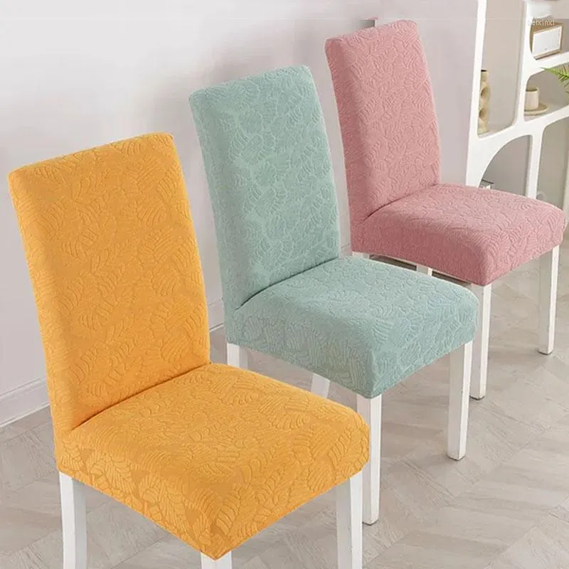 Chair Covers Fleece Wood Cover Four Season Universal High Elasticity Seat Office Restaurant El Thickened Backrest Stool