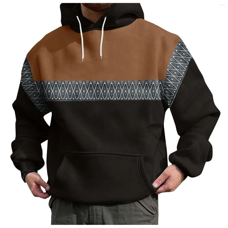 Felpe con cappuccio da uomo Uomo Autunno Inverno Casual O Collo Manica lunga Felpa con cappuccio stampata 3D Camicetta superiore Calmati è solo un maglione di