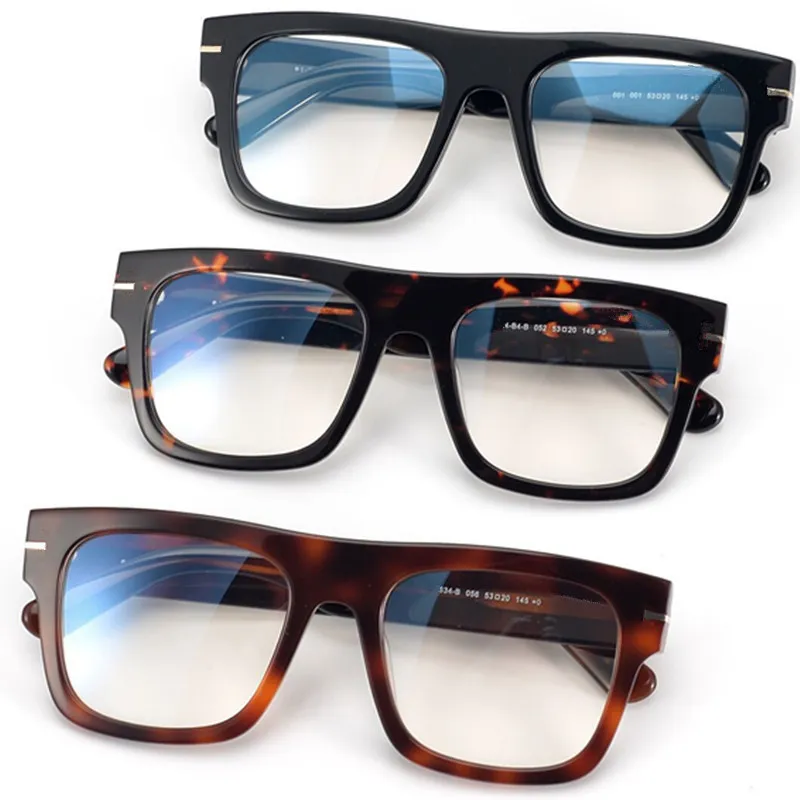 Montatura occhiali quadrati grandi retrò-vintage di alta qualità Montatura occhiali concisa importata unisex Fullrim 53-20-145mm occhiali da vista custodia di design fullset