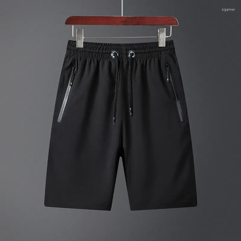 Mäns shorts 2023 Varumärke Men's Casual Korean Straight Beach Pants Stor storlek Fem poäng Män