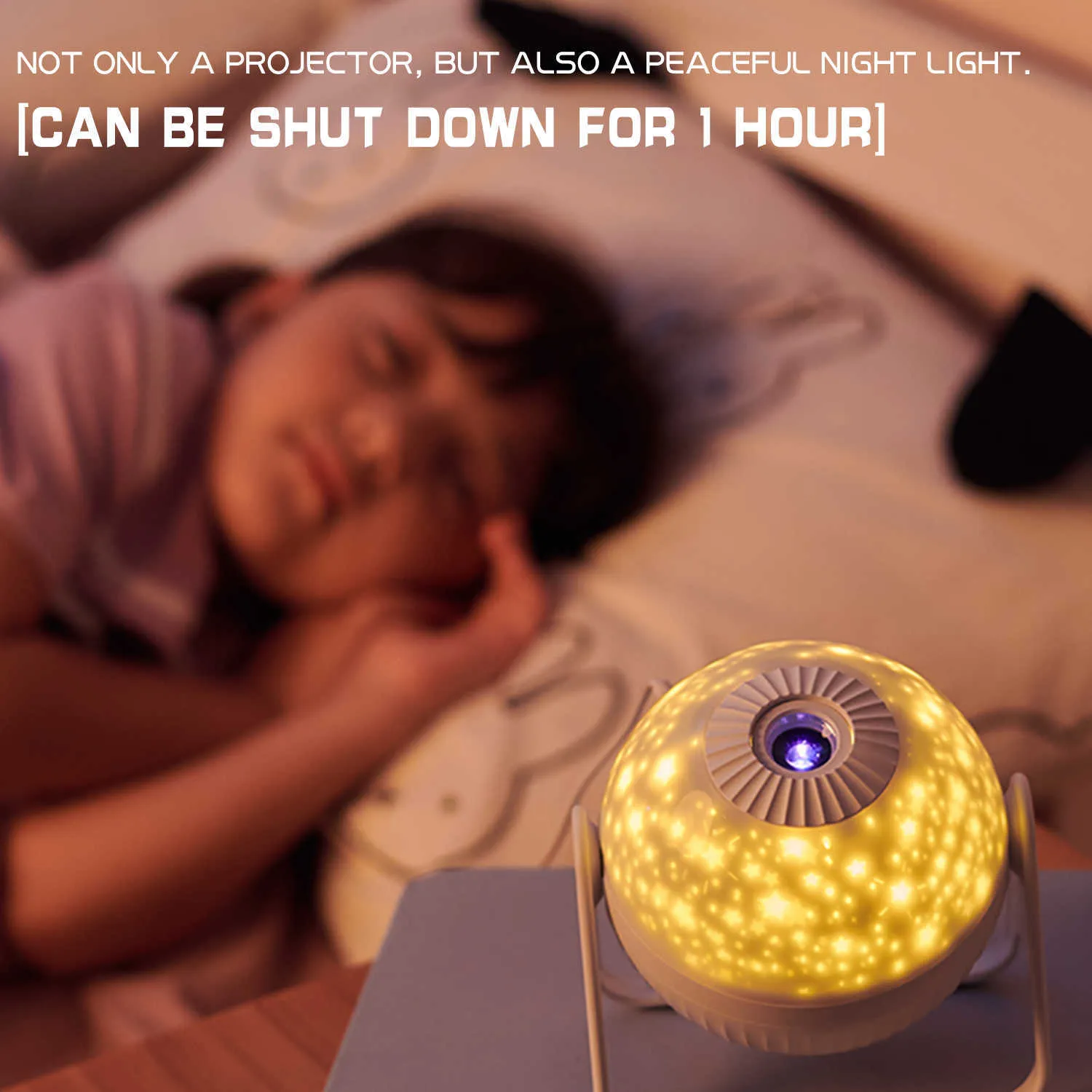 LED Star Projector Night Light 6 In 1 Planetarium Projectionr Galaxy Starry  Sky Projector Lamp USB Rotating Night Lights From Goodtom, $28.2